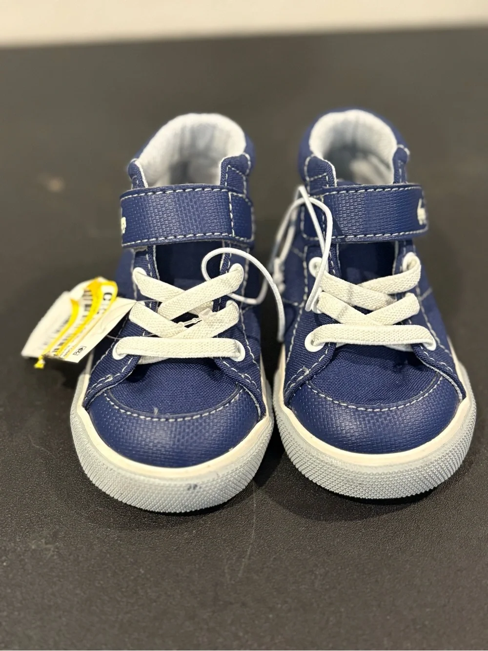 See Kai Run Basics Toddler Belmont Sneakers - Navy Blue 5T